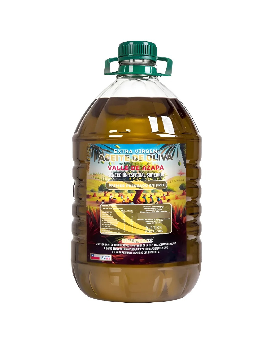 Valle de Azapa| Aceite de Oliva Extra Virgen| Bidón 5 lts.