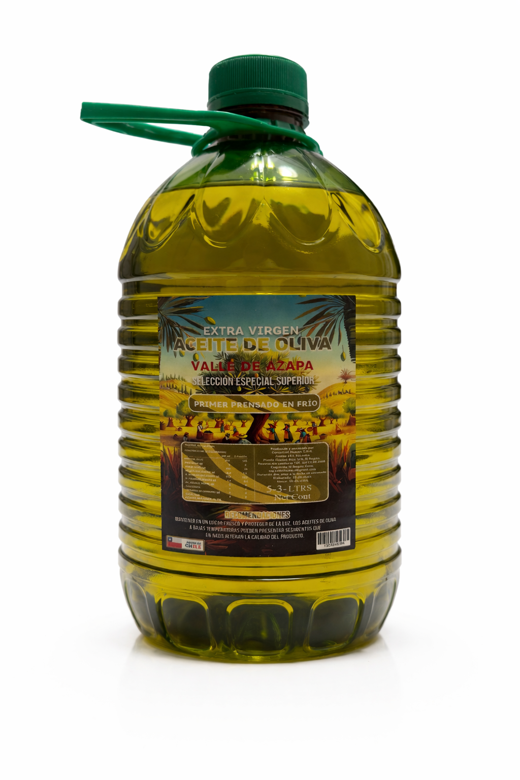 Valle de Azapa| Aceite de Oliva Extra Virgen| Bidón 3 lts.