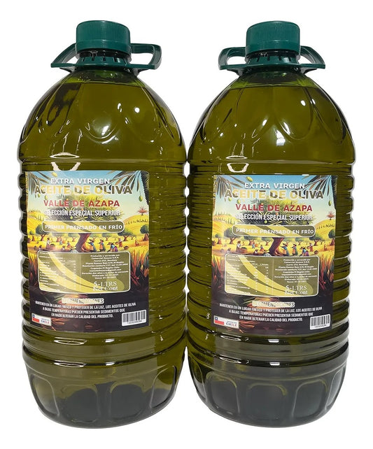Valle de Azapa| Aceite de Oliva Extra Virgen| Bidón 5 lts. |2 unidades